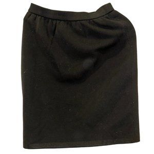 Japanese black skirt Noriko Maeda Foxey Corp Made JAPAN stretch knit pencil 42…